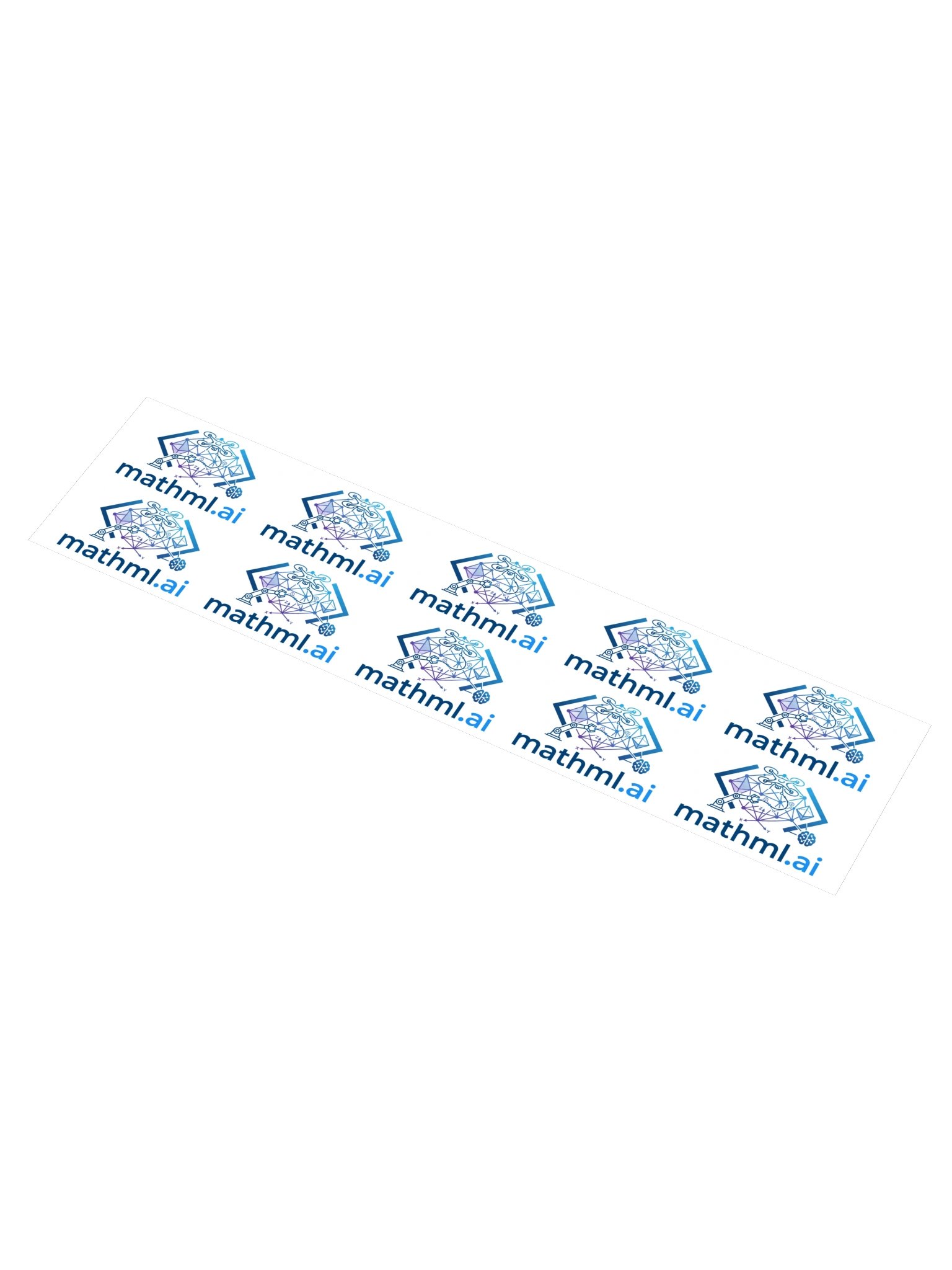 mathml.ai Grid Logo Kiss Cut Stickers product image (1)