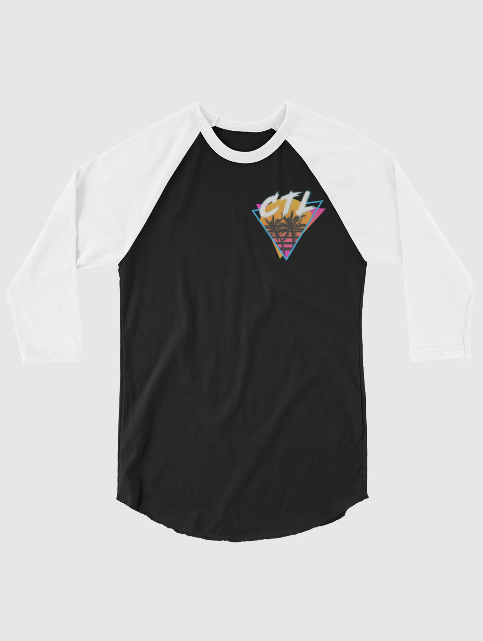 CTL LA Logo 3/4 sleeve raglan shirt product image (1)