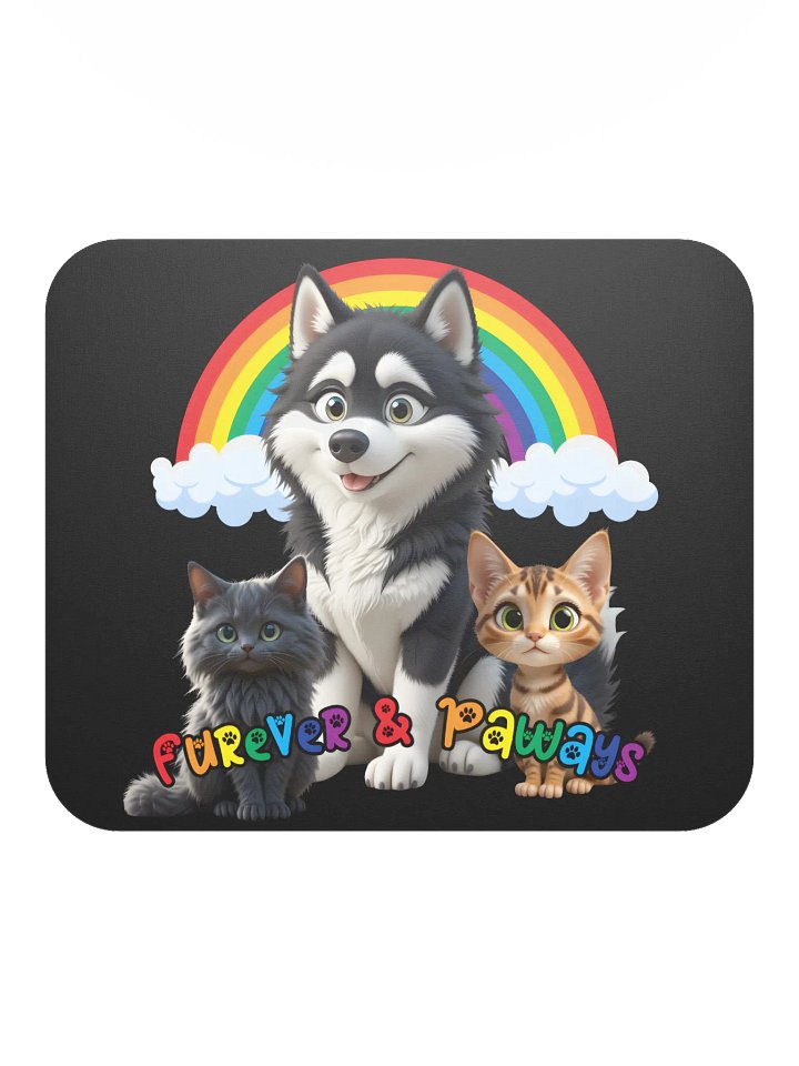 Furever & Paways Rainbow Mouse Pad product image (2)