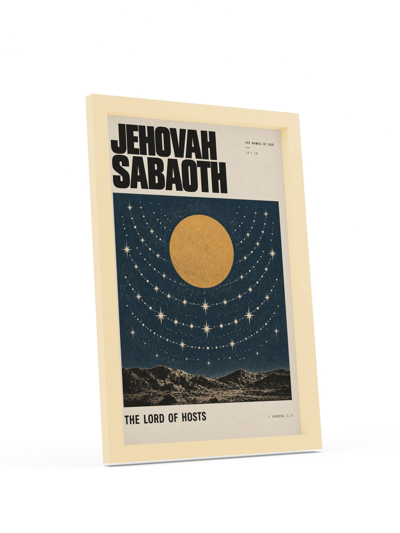 Jehovah Sabaoth | Names of God Framed Print product image (7)