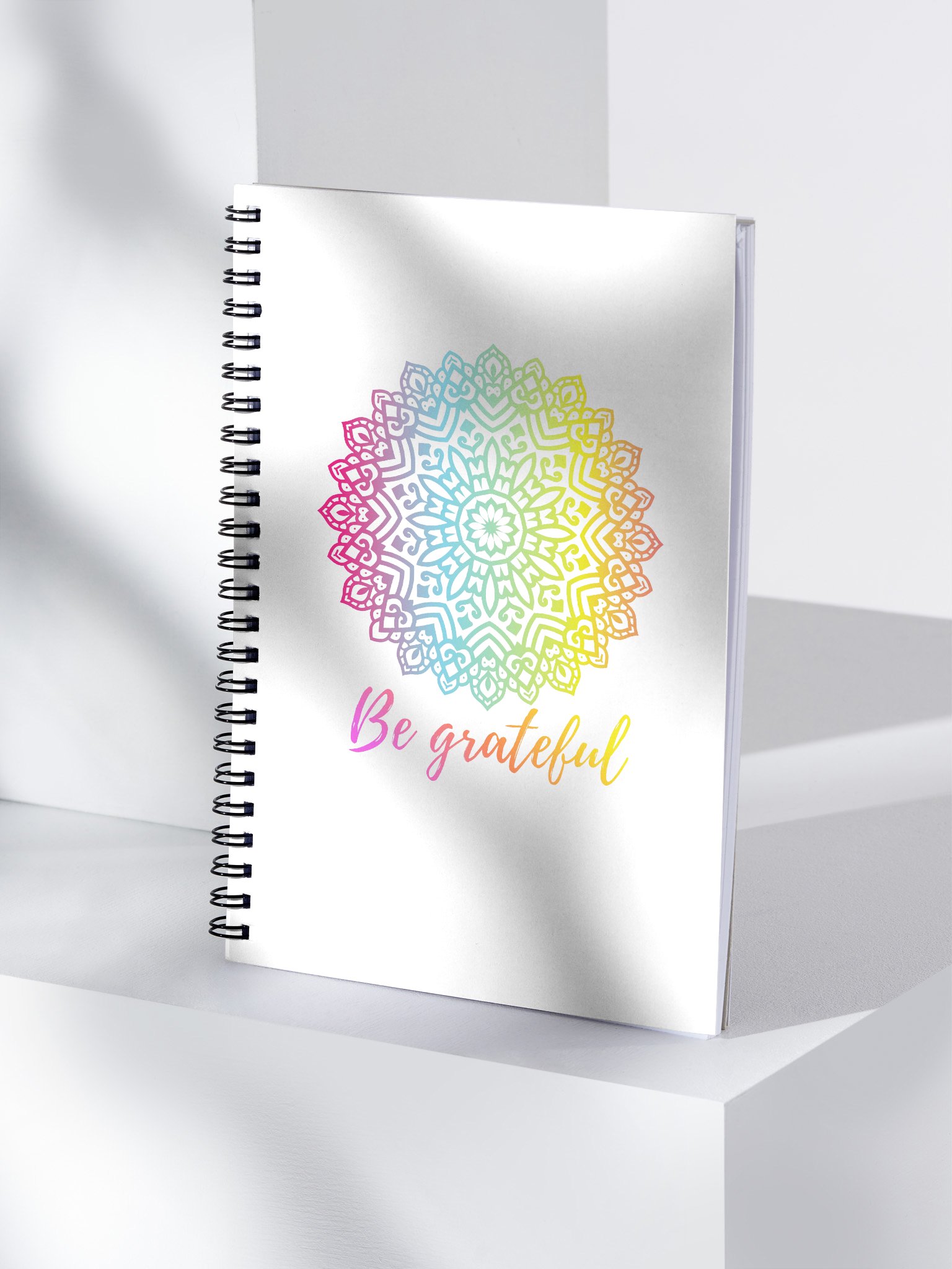 ''Be grateful'' notebook product image (4)
