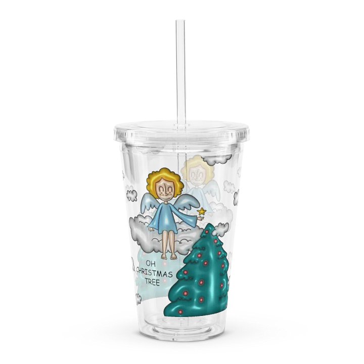 Heavenly Holiday Angel Acrylic Tumbler product image (2)
