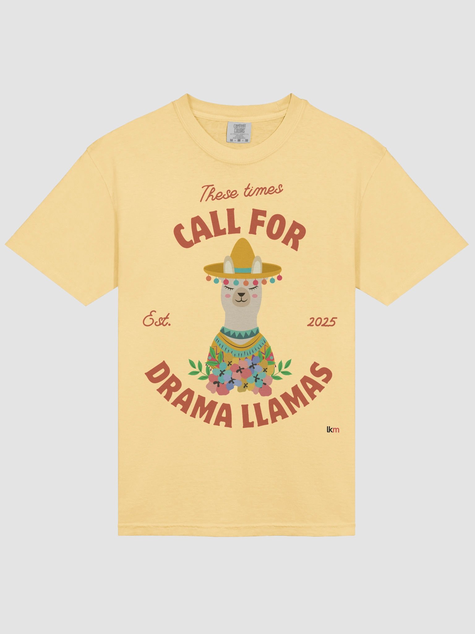 Yeehaw Drama Llama LKM Modern Fit Tee product image (6)