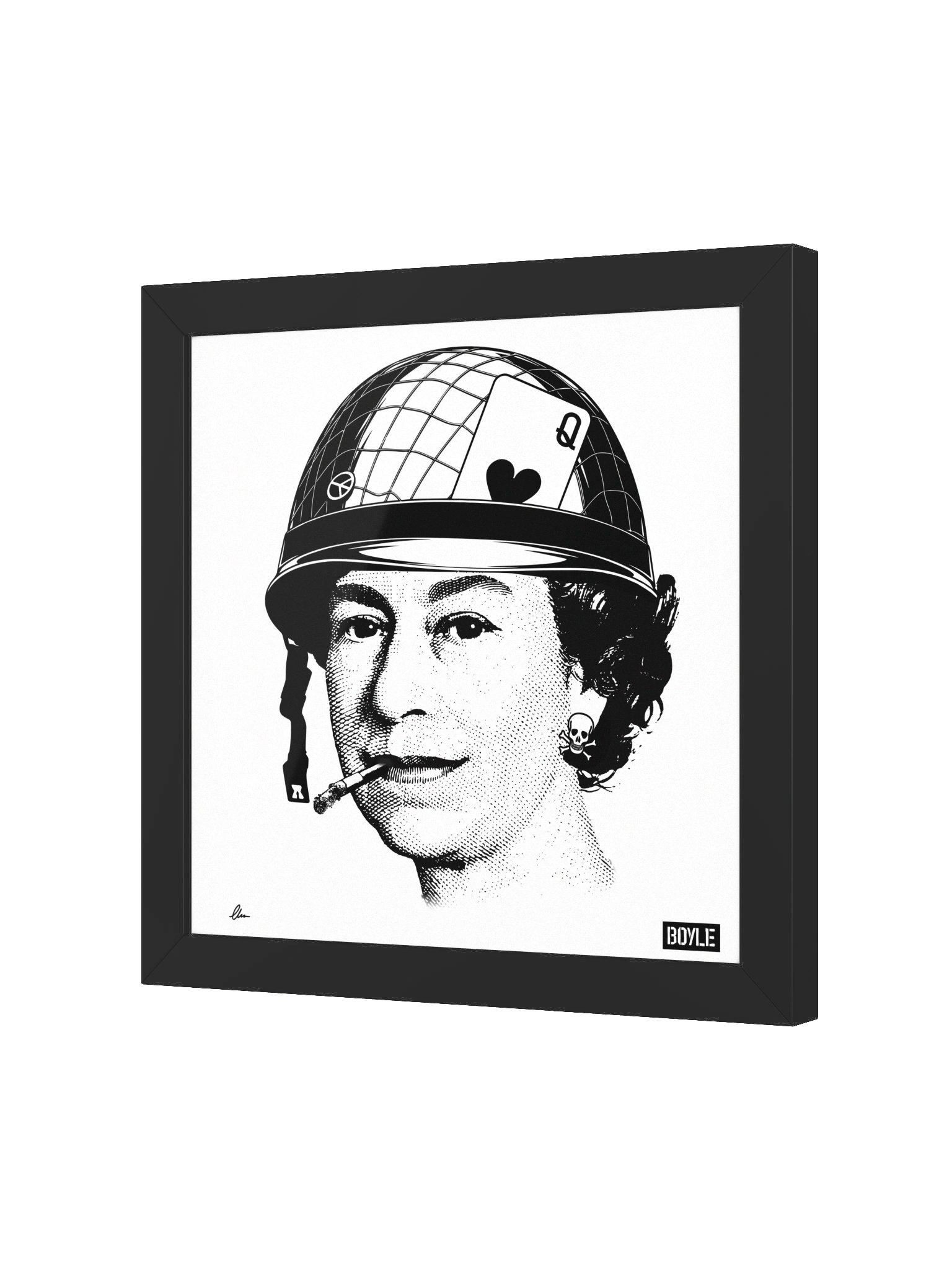 Queen of hearts framed print product image (14)