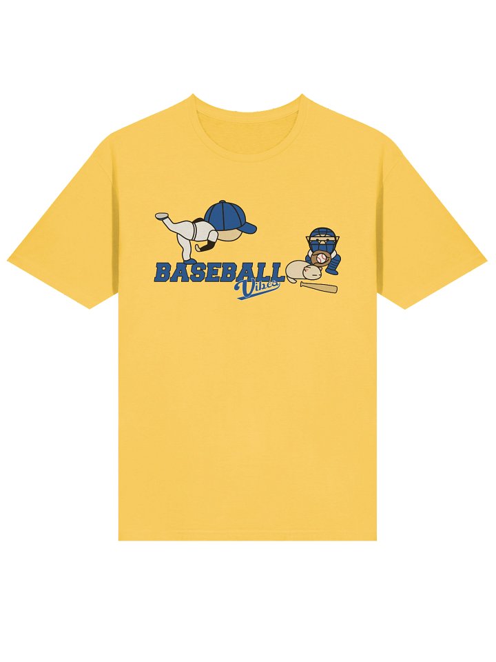 Baseball Cat (Baseball Vibes) - Unisex Adult Super Soft Lightweight T-shirt product image (1)