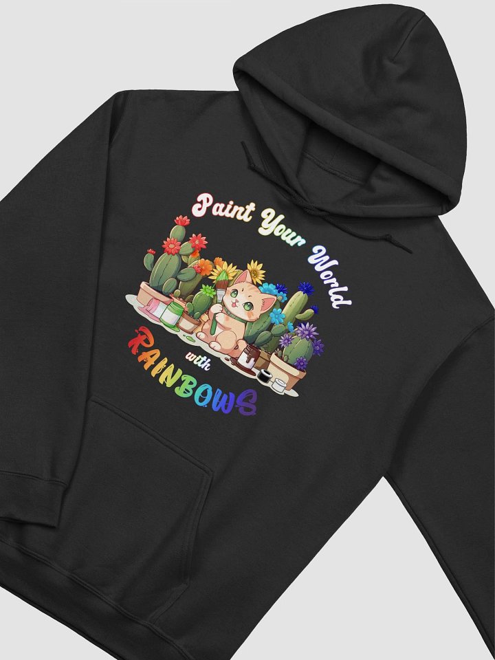 Rainbow Kitten Artist Hoodie product image (1)