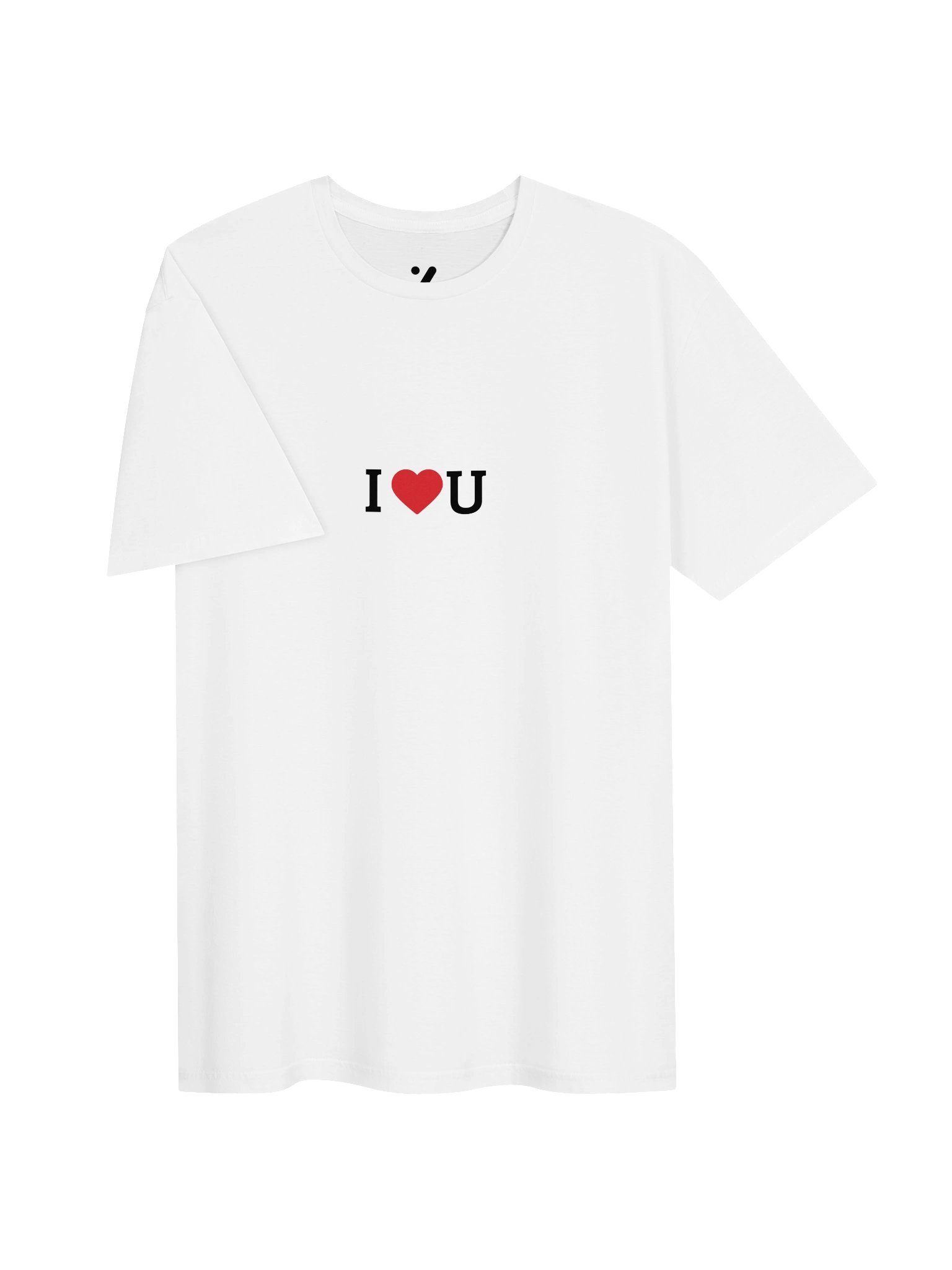 Tiny Heart Black Minimal Tee product image (3)