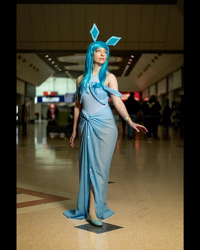 Thinking about my Glaceon cosplay in these hot days! I’d love to bring her back one day… maybe make a different style skirt. ...