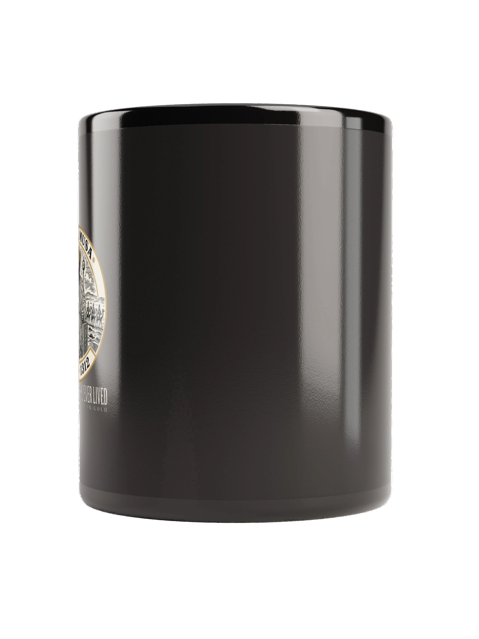 Mansa Musa Medallion Mug — Black product image (4)