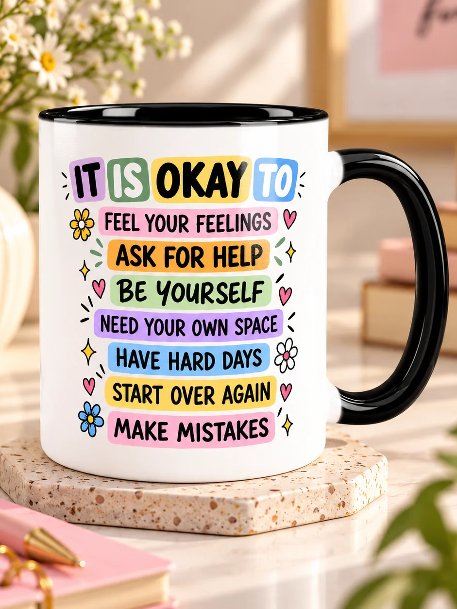 It Is Okay To Ceramic Mug product image (1)