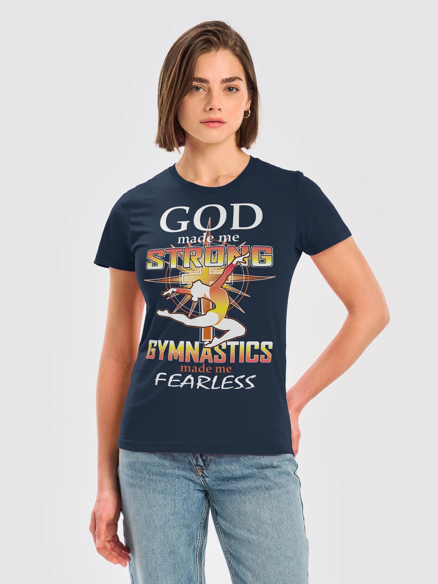 God Made Me Strong (Bright Design) Tee product image (1)