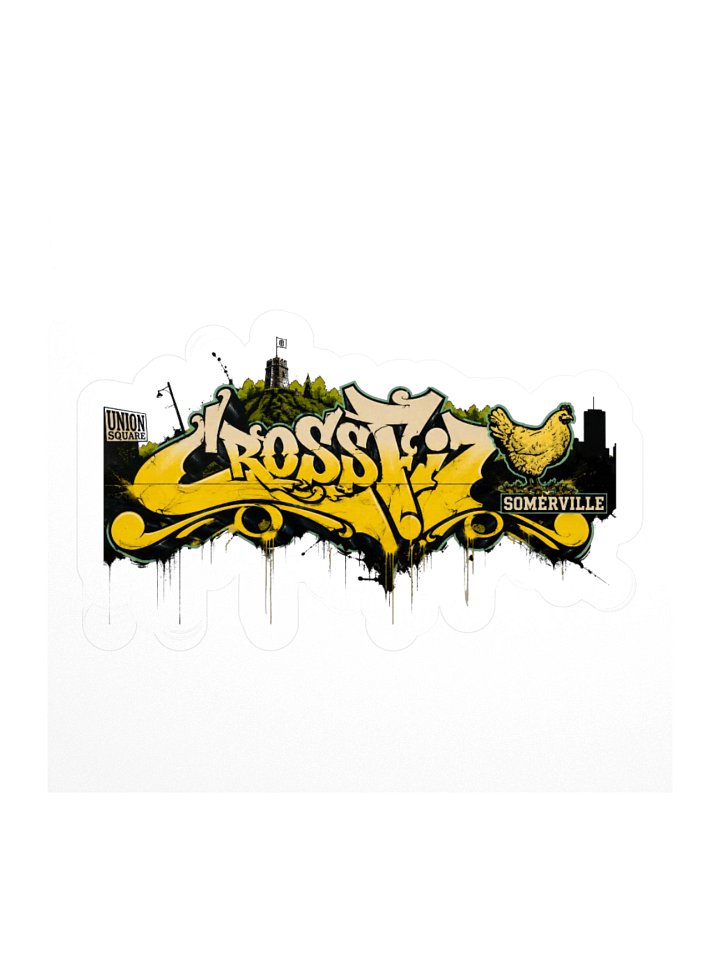 CFSV Graffiti Yellow-chicken Sticker product image (1)