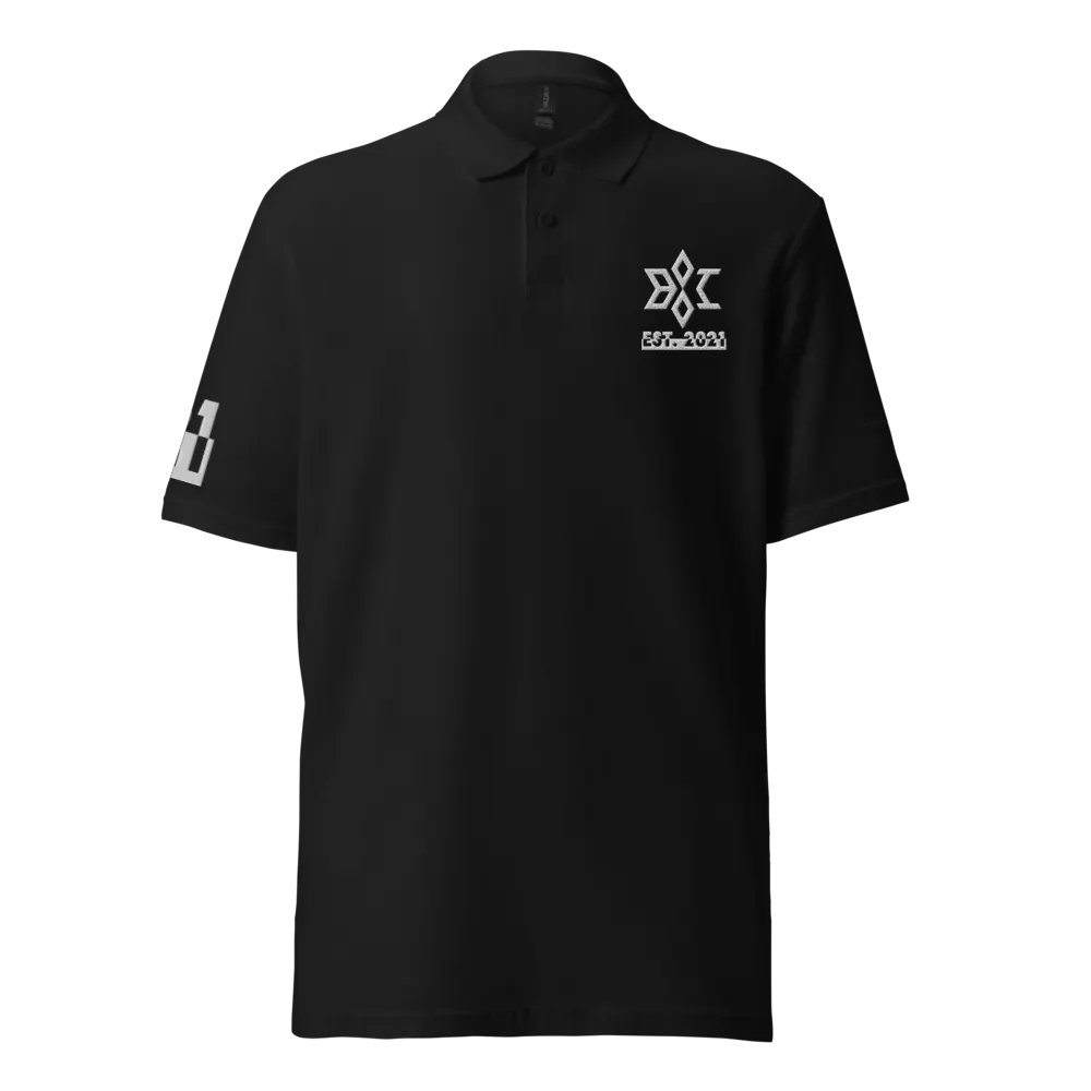 Unisex Relaxed-Fit Pique Cotton Polo Shirt | Est. 2021 product image (10)
