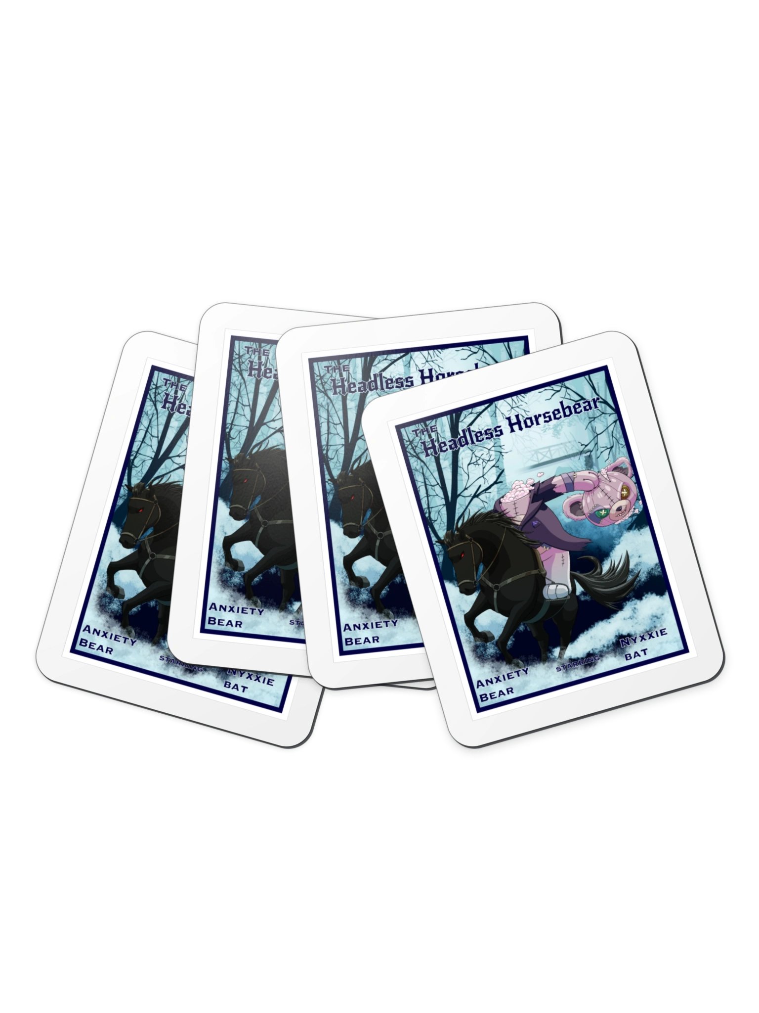 Anxiety Bear Headless Horsebear Movie Magnet product image (7)