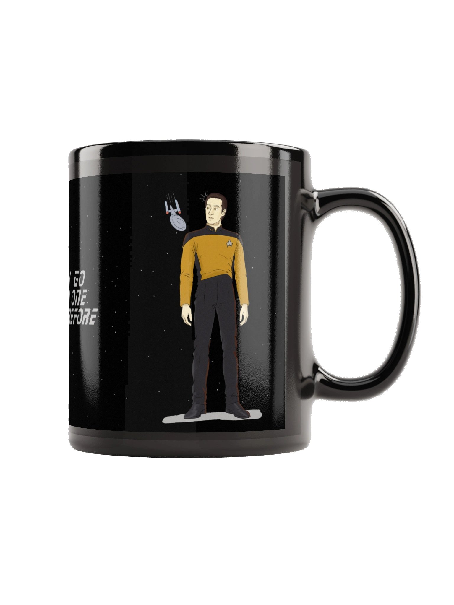 A Friendly Test Flight Mug - Black product image (3)