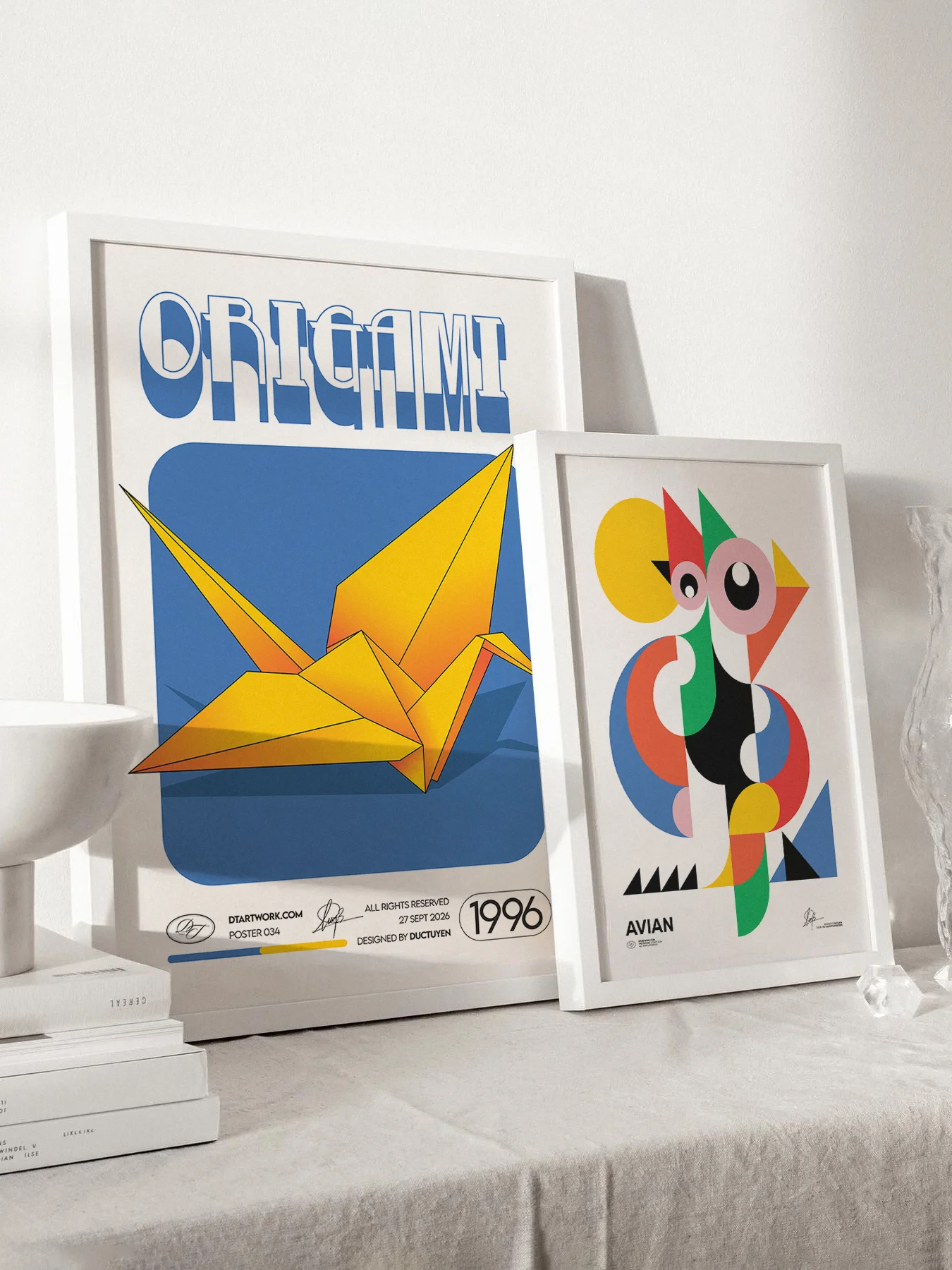 "ORIGAMI" Framed Poster product image (63)