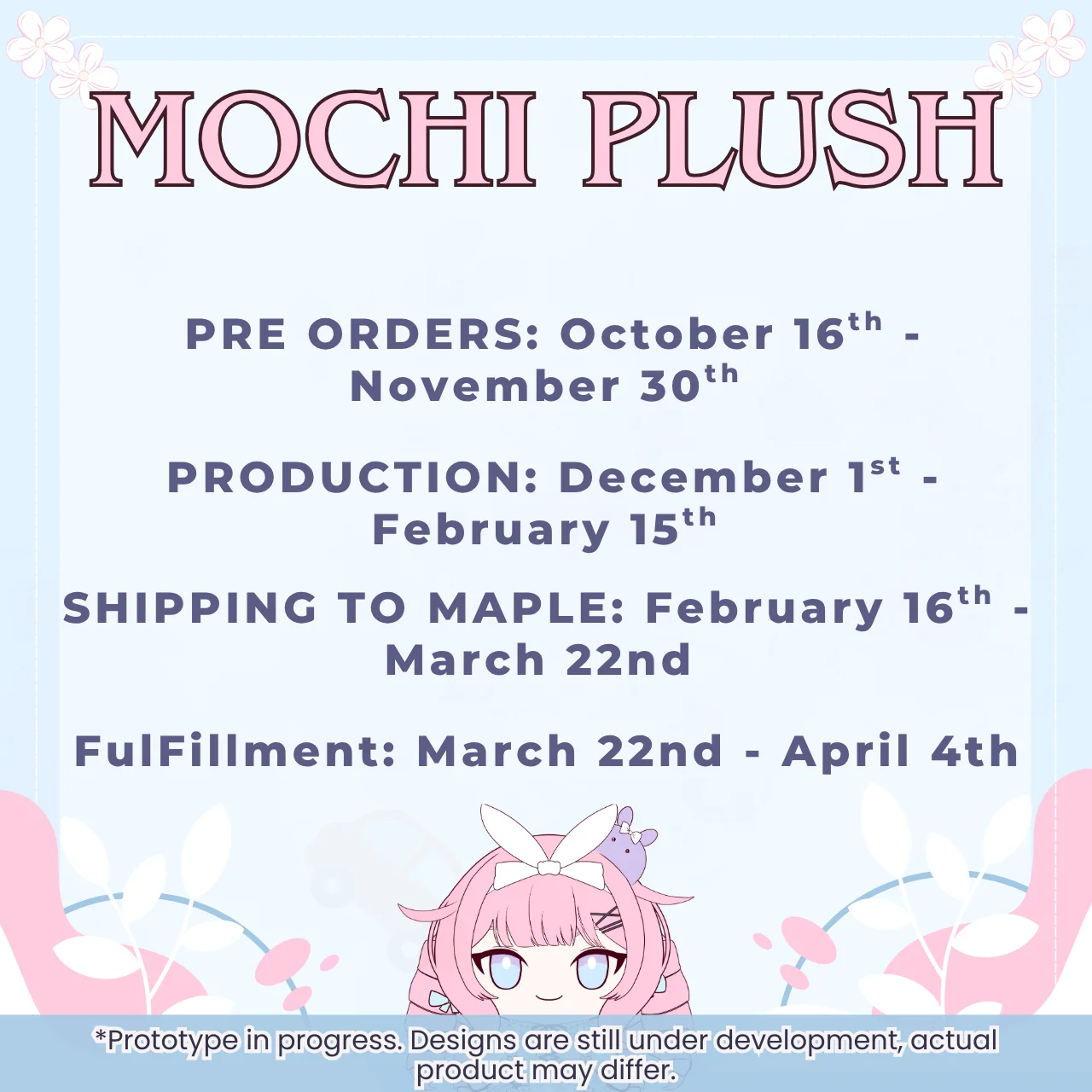 Mochi Plush - PRE ORDER product image (3)