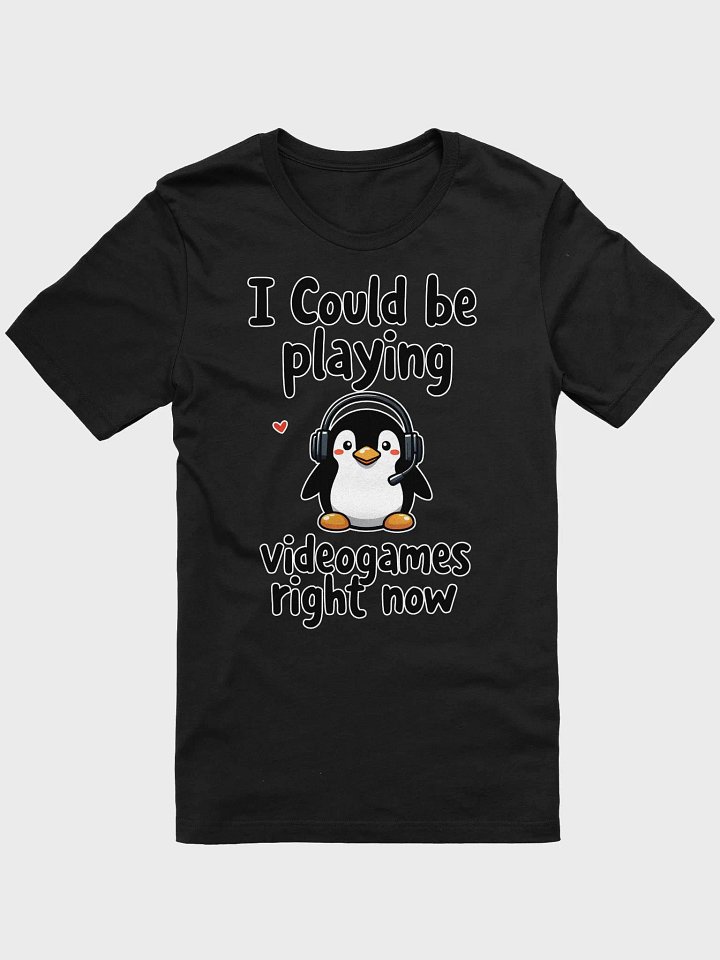 Cute Penguin I Could Be Playing Videogames Right Now product image (9)