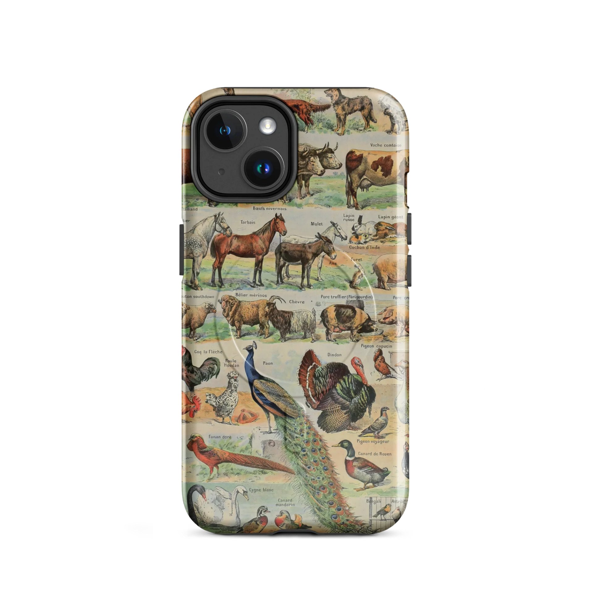 Vintage Animal Chart Tough iPhone® MagSafe® Case product image (2)