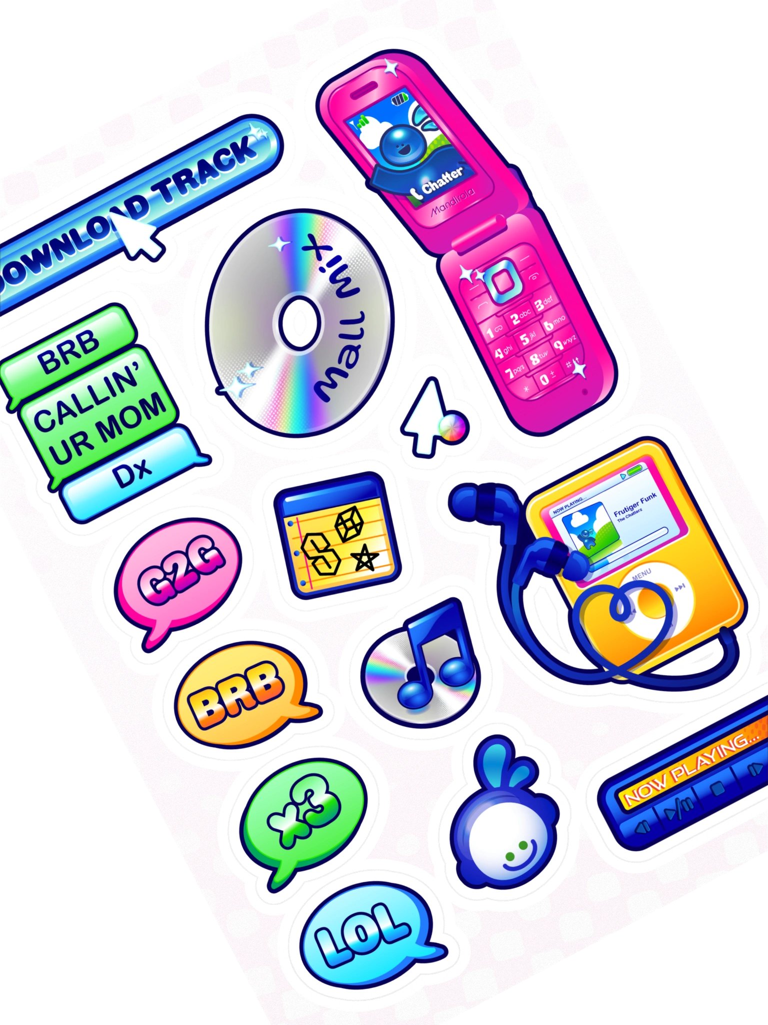 MP3 Hillz Sticker Sheet product image (2)
