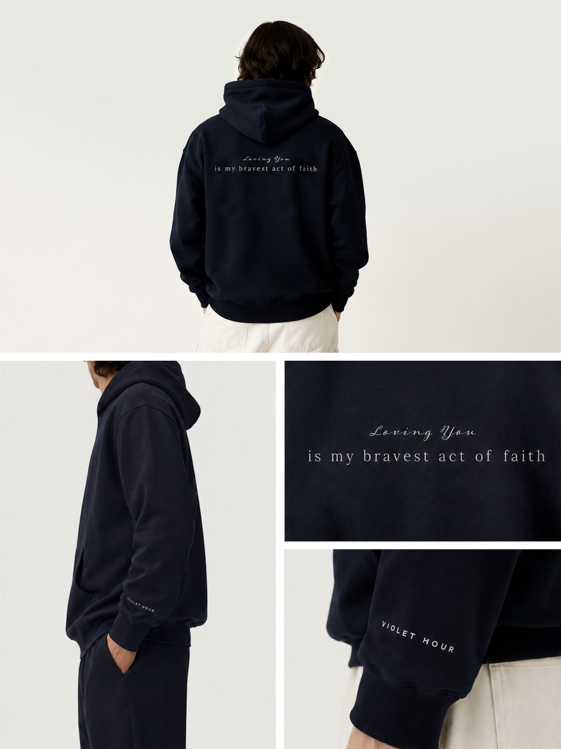 Loving you is my bravest act of faith | Violet Hour Collection product image (4)