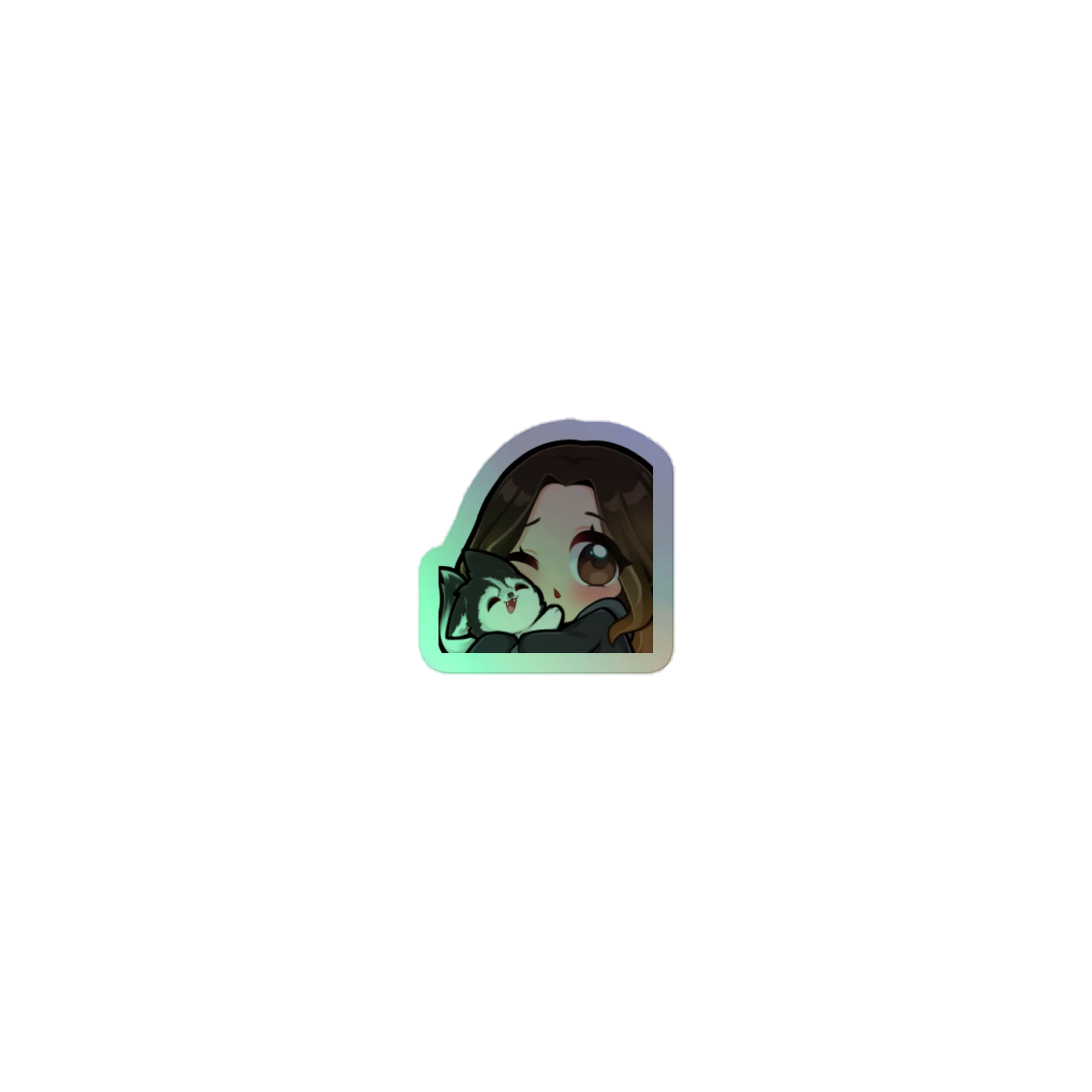 snuggles sticker [holographic] ₊ ⊹ product image (1)