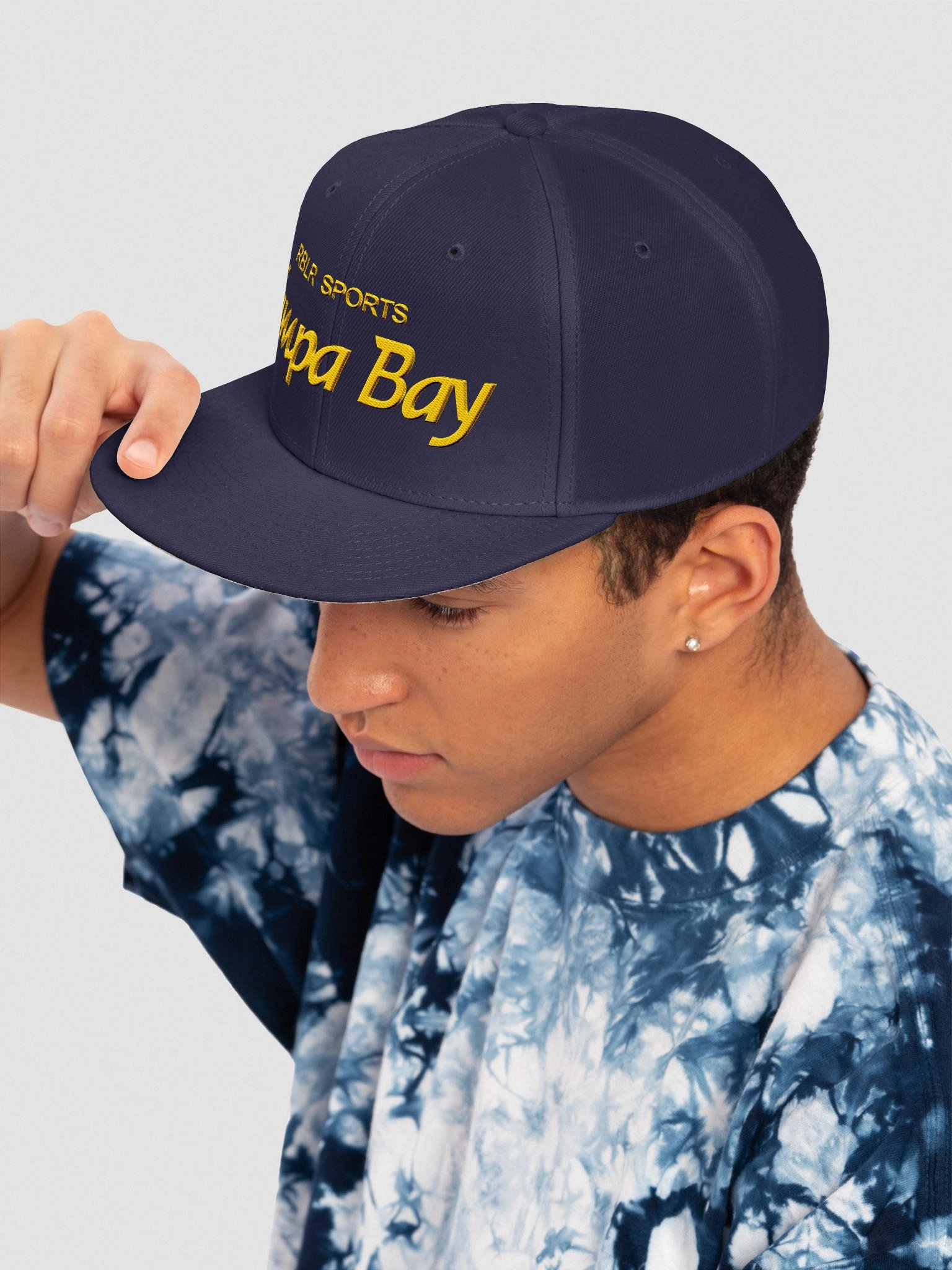 RBLR Script Hat (Navy/Yellow) product image (7)