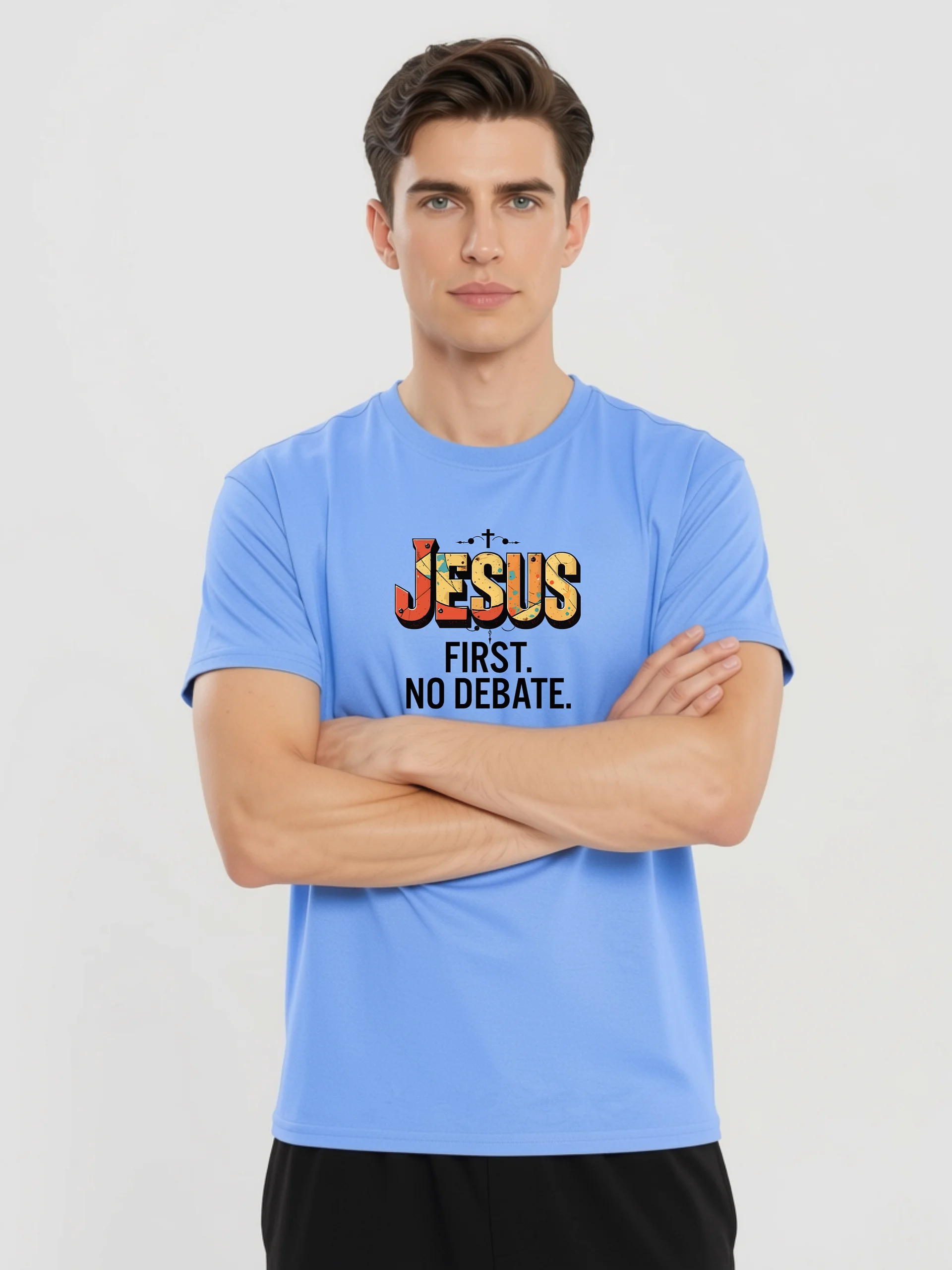 Jesus First No Debate T-shirt product image (1)