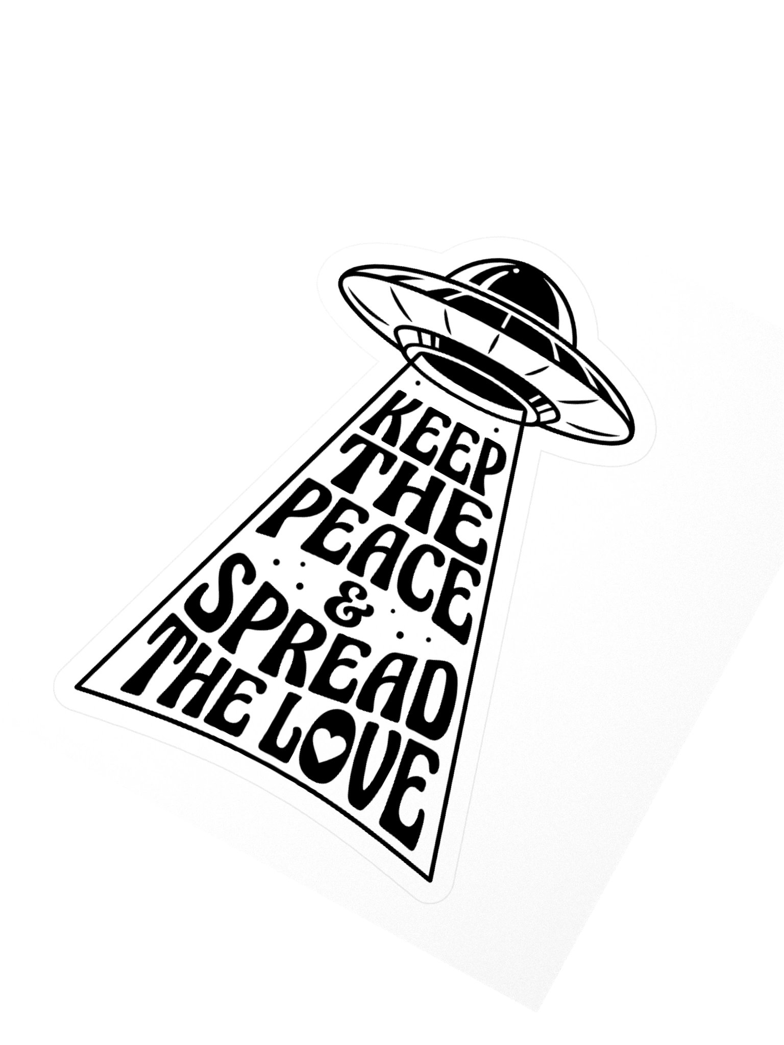 Peace & Love - Sticker product image (3)
