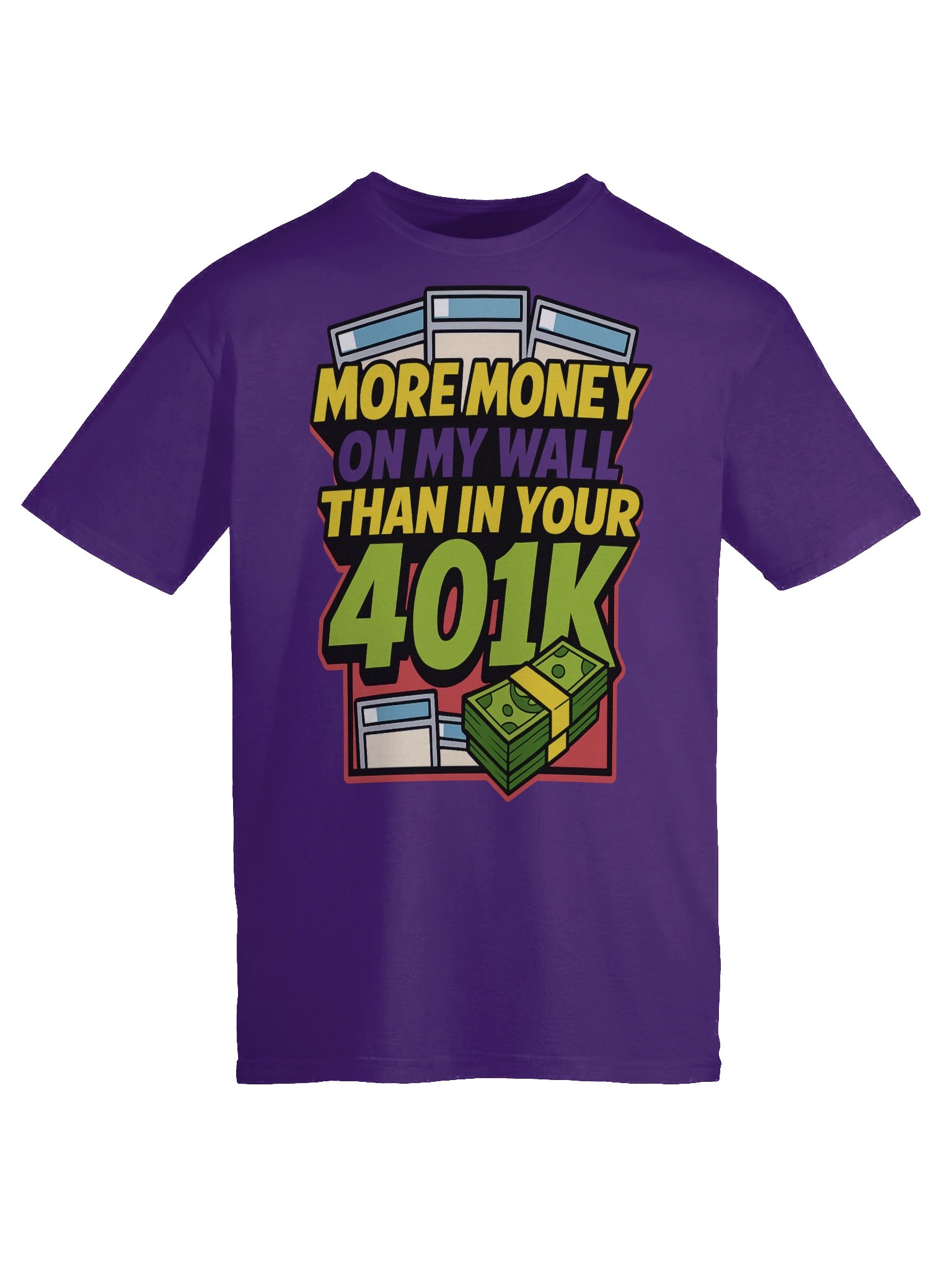 More Money on My Wall Than in Your 401k – Comic Collector Slab Wall Flex Tee product image (9)