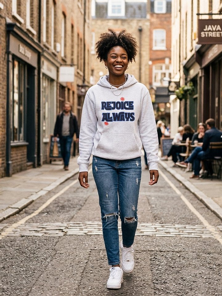 D2You Hoodie - Rejoice Always -Front (unisex) product image (2)