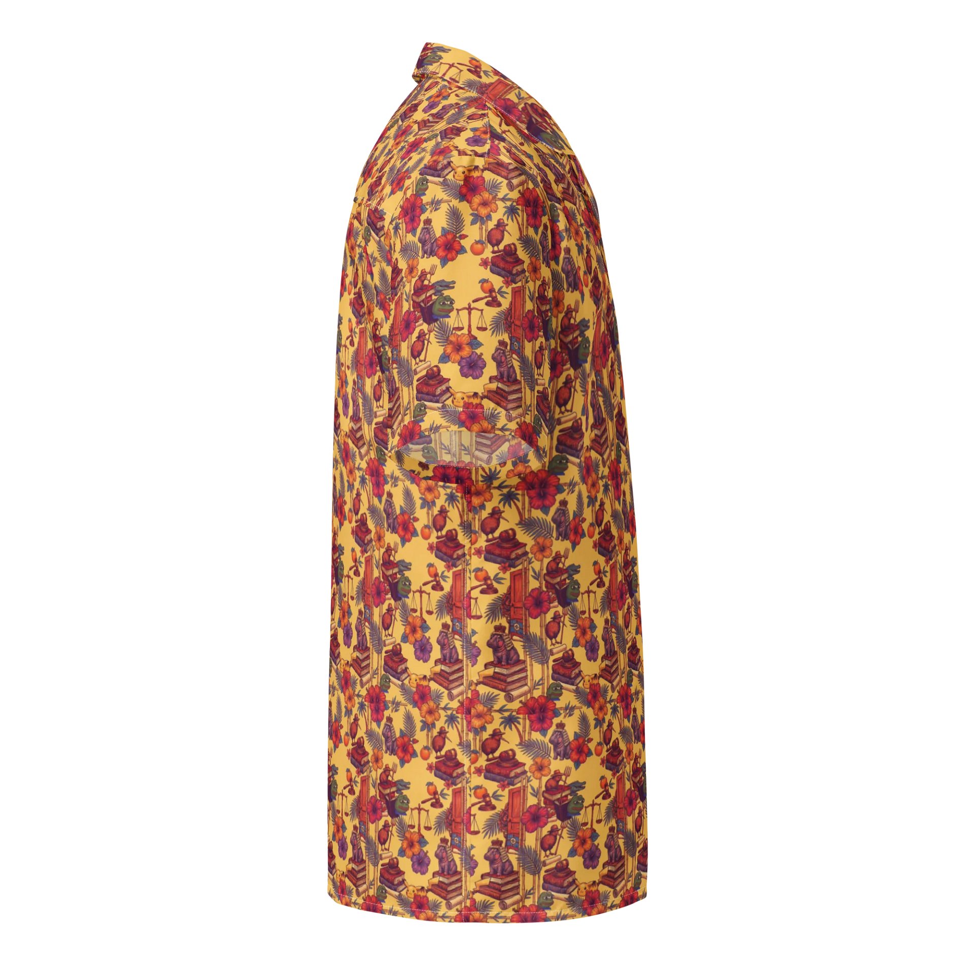 The "Crashout & Desist" Aloha Shirt product image (4)