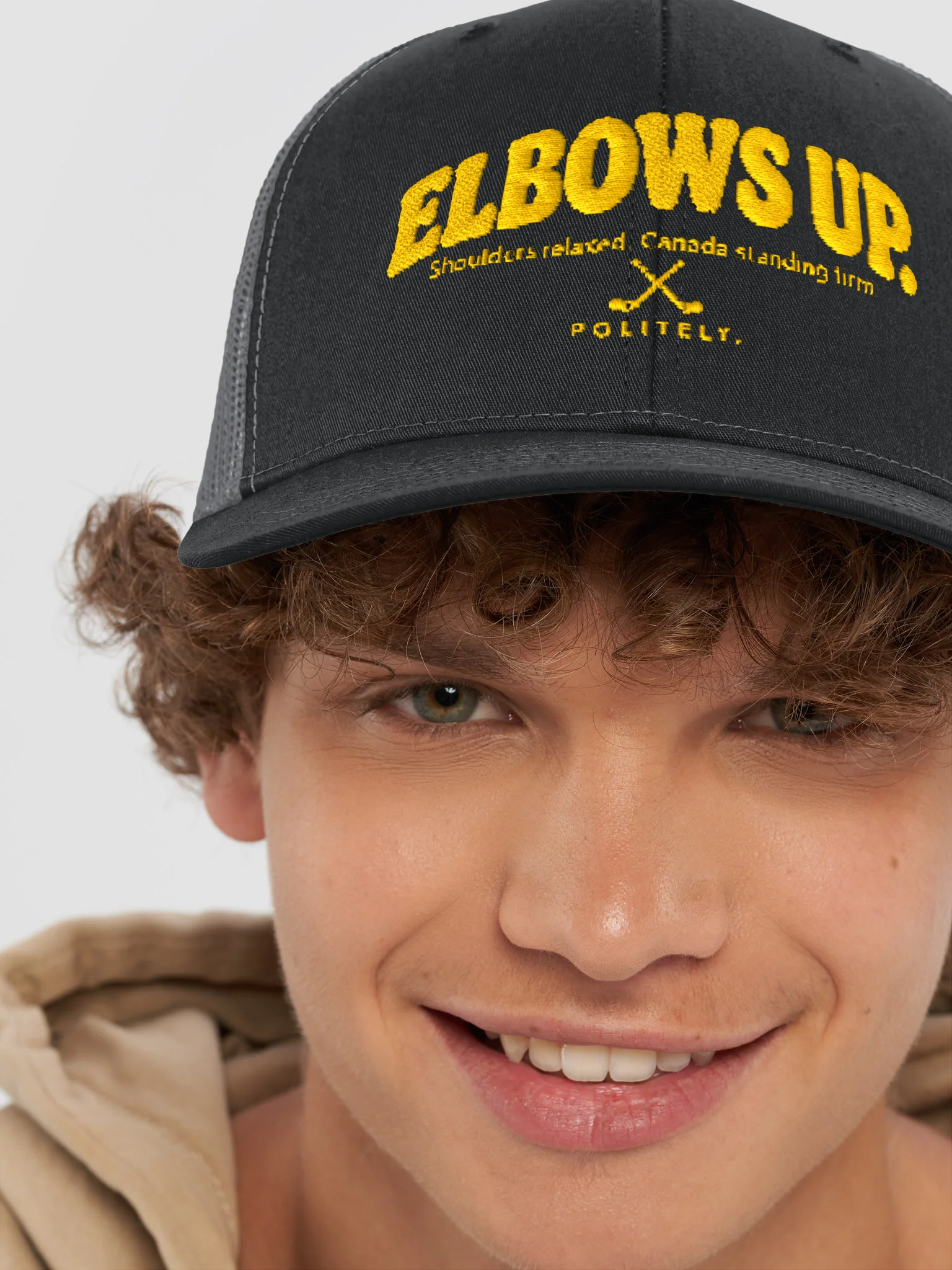 Elbows Up. Trucker Hat product image (8)
