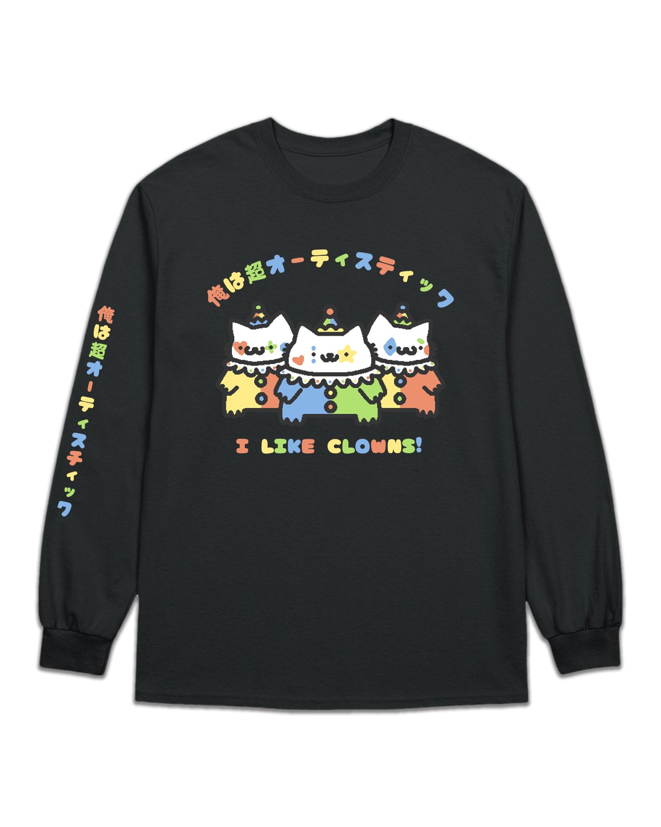 I LIKE CLOWNS longsleeve product image (1)