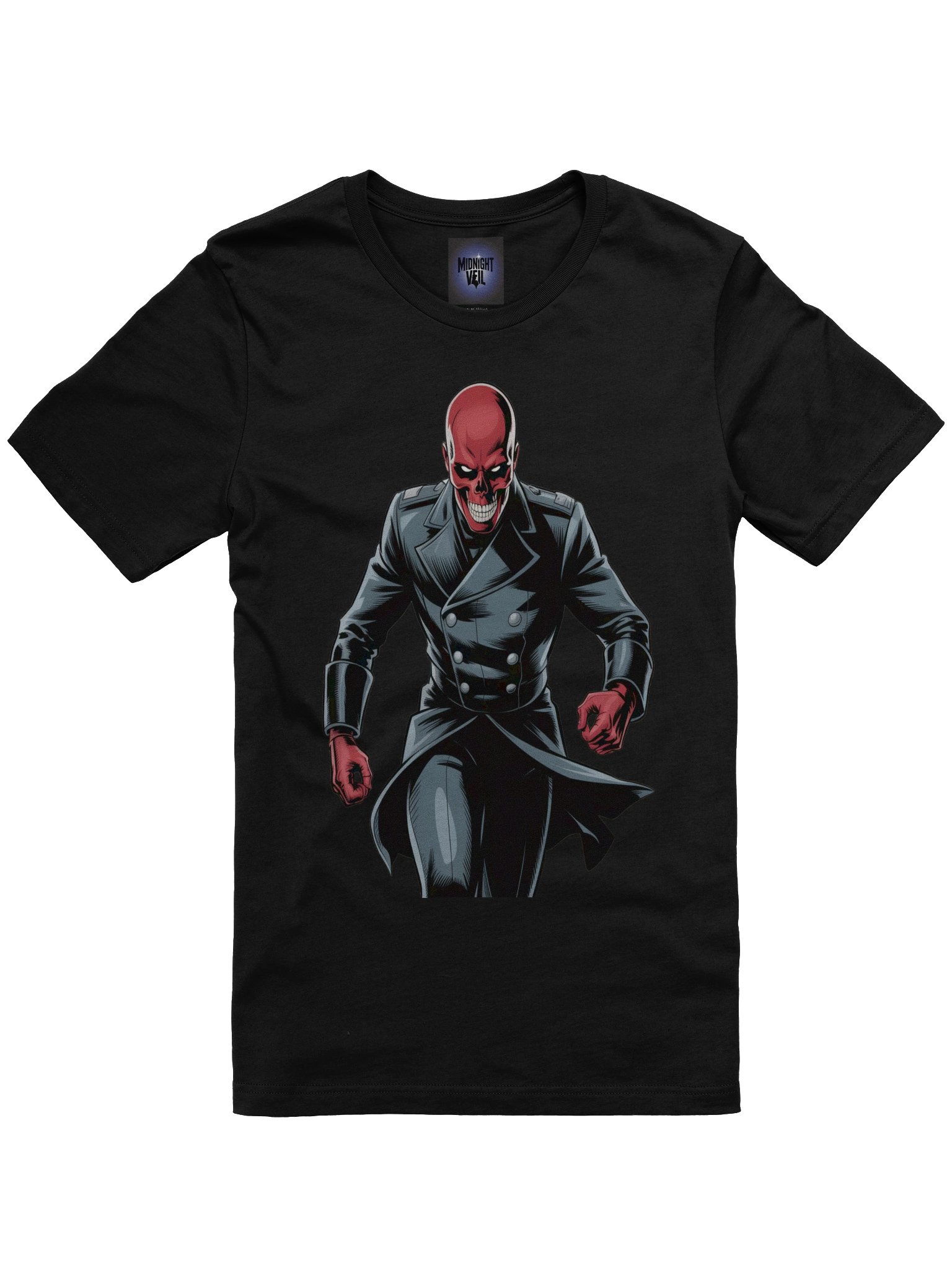 Hydra's Whisper: Red Skull Supersoft Graphic T-Shirt product image (3)