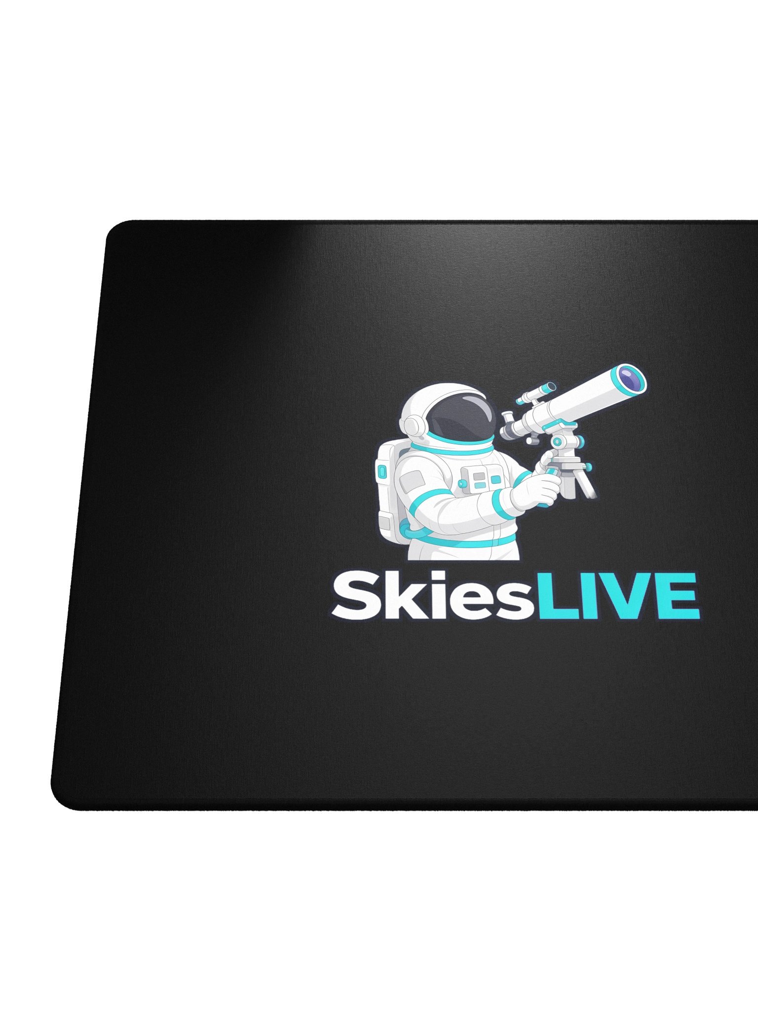 SkiesLIVE Astronaut Gaming Mouse Pad (Black) product image (1)