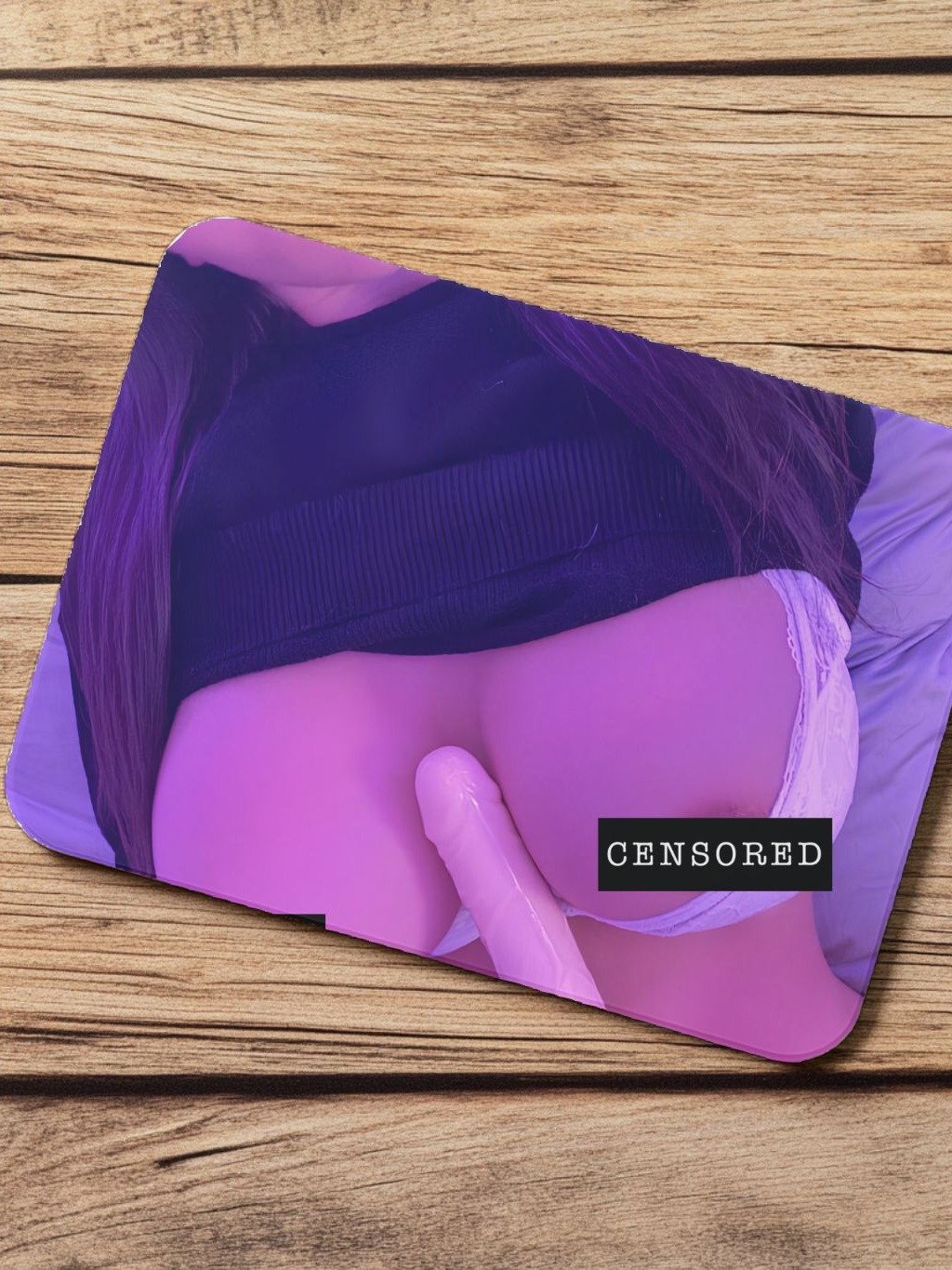 Cosplay Corner x Wavebunny.exe NSFW Mousepad Purple Cleavage product image (2)