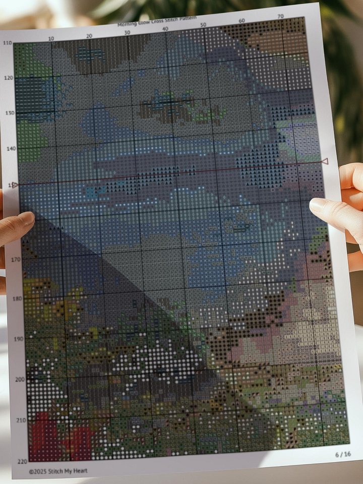 Morning Glow Cross Stitch Pattern product image (2)