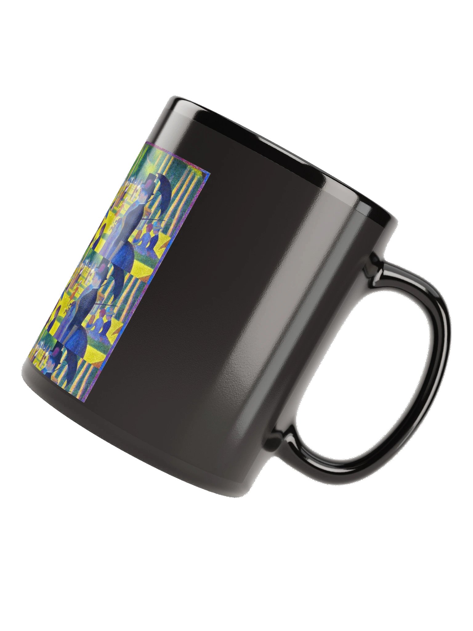 A Sunday Afternoon on the Island of La Grande Jatte — Black Mug product image (6)