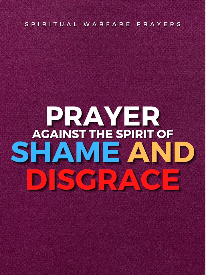 Prayer Against Shame and Disgrace product image (1)