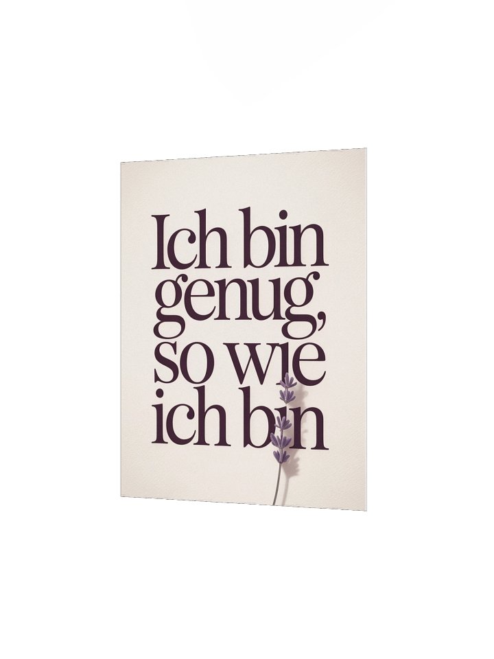 Calm Walls Print – Ich bin genug product image (6)
