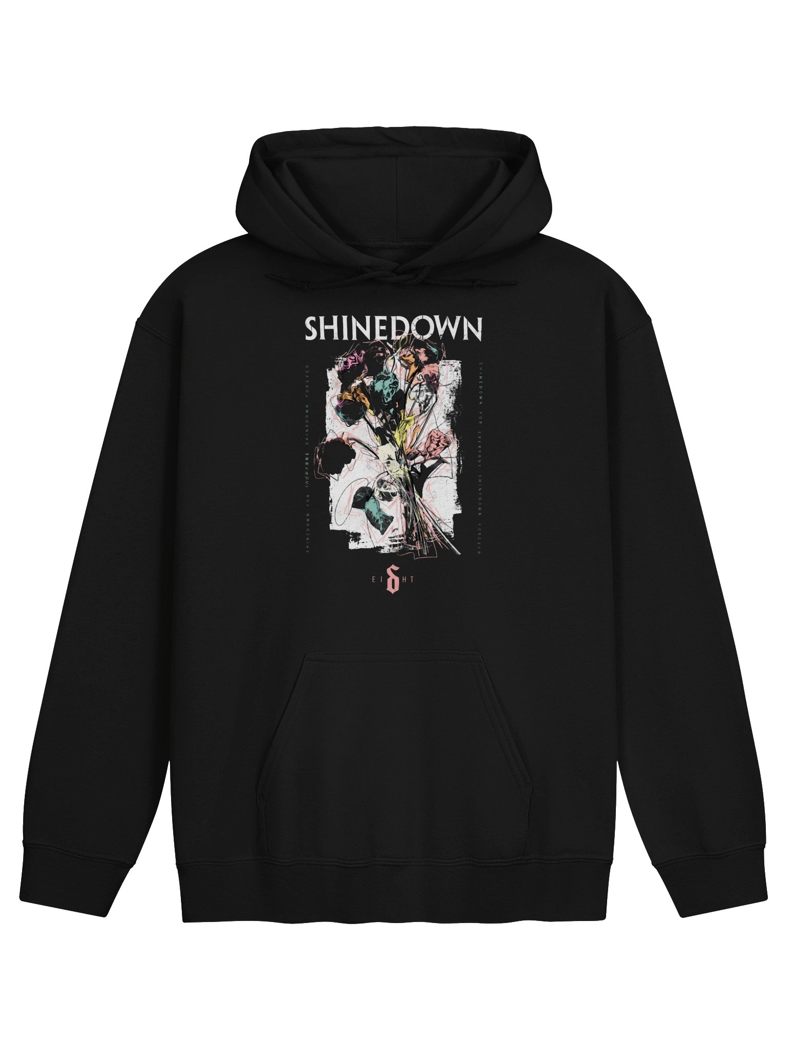 Shinedown EI8HT Flowers Hoodie product image (1)