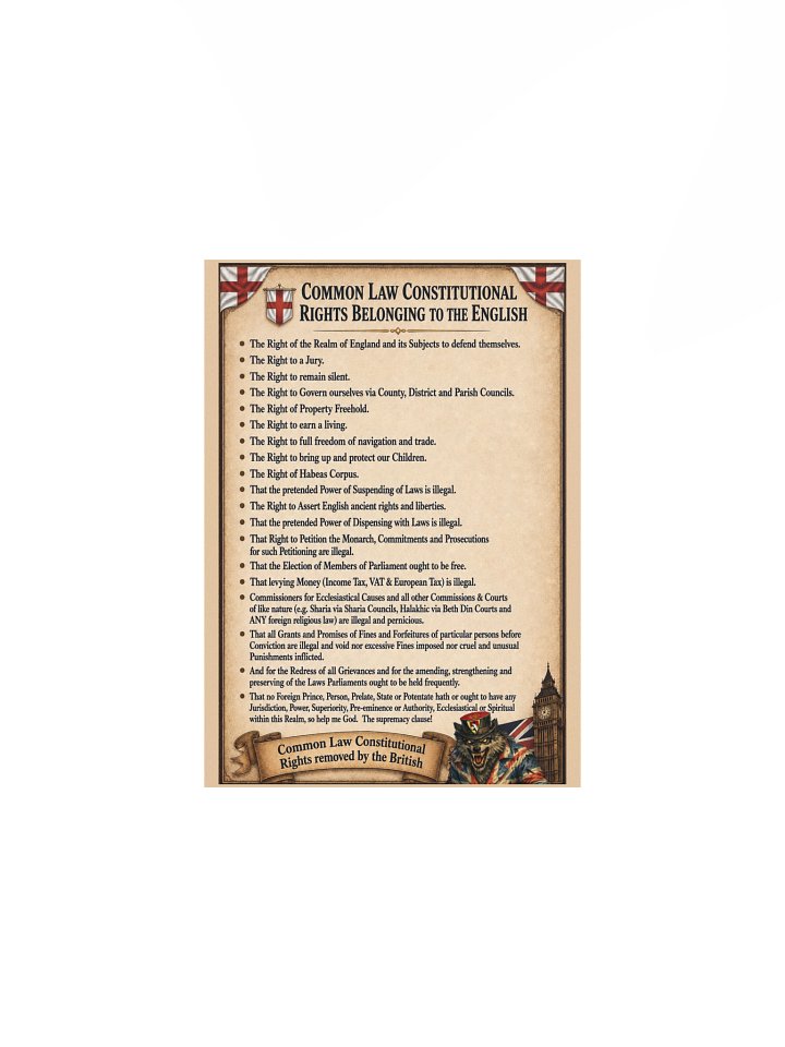 Common Law Constitutional Rights belonging to the Engish product image (1)