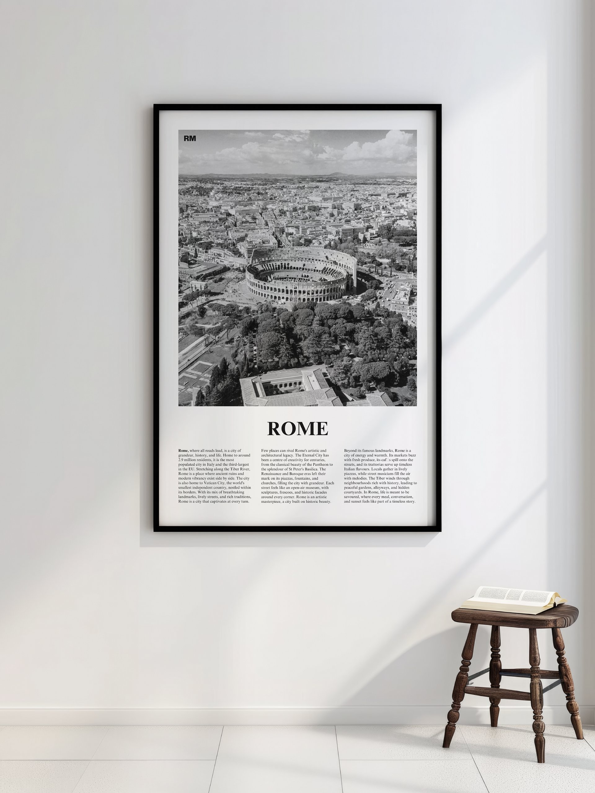 Rome 01 Newspaper Poster product image (2)