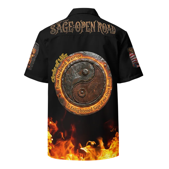 MötoGraffitti Warrior Sage of the Open Road Club Shirt product image (2)