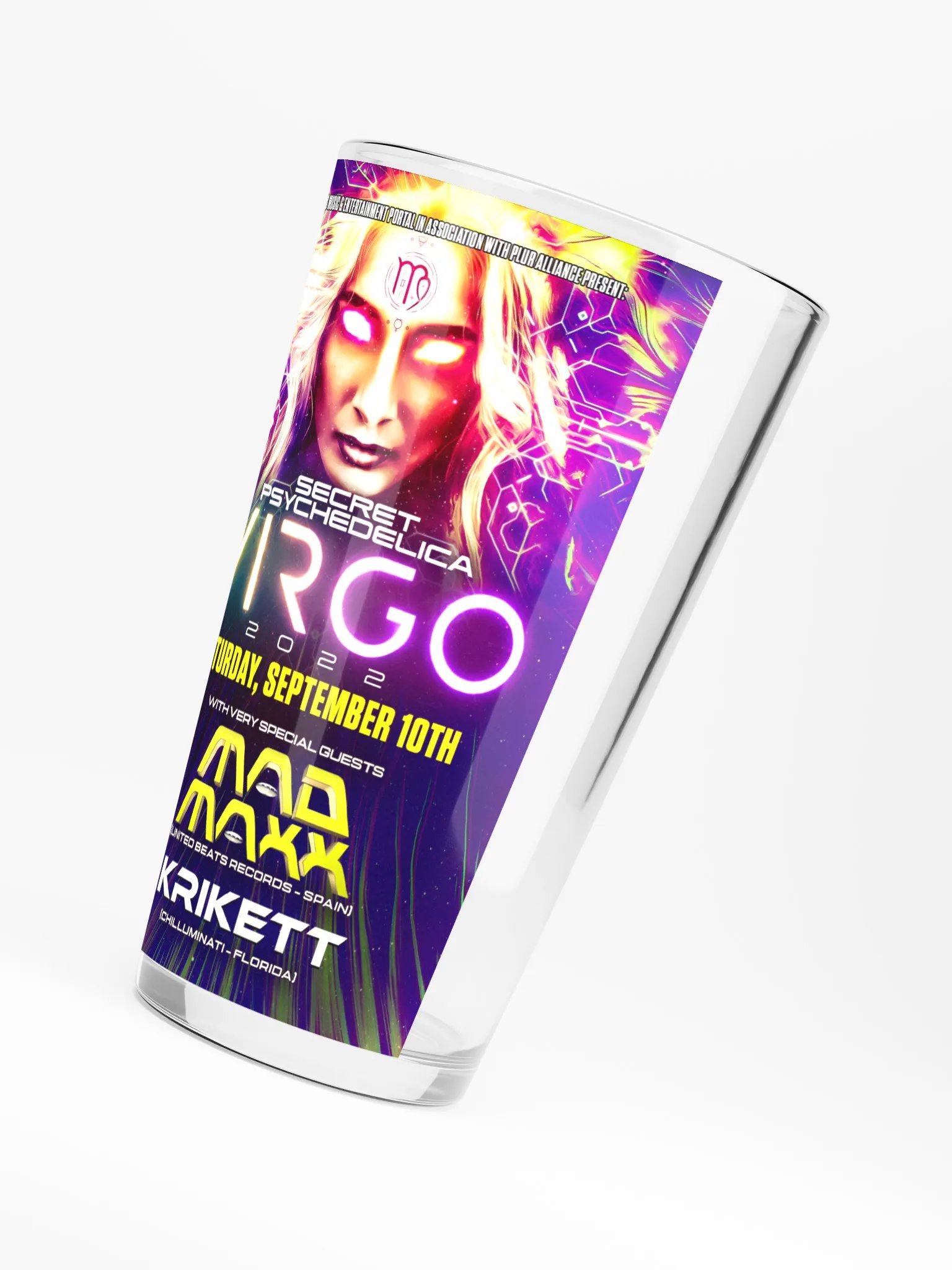 Virgo 2022 Shaker Pint Glass product image (4)