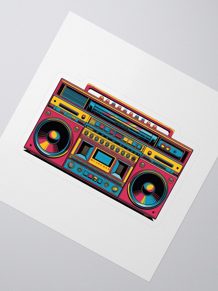 Retro Boombox Vibes Sticker Pack product image (2)