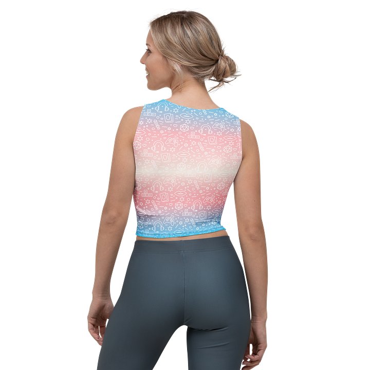 Trans Cropped Tank 🩵🩷🤍🩷🩵 product image (2)