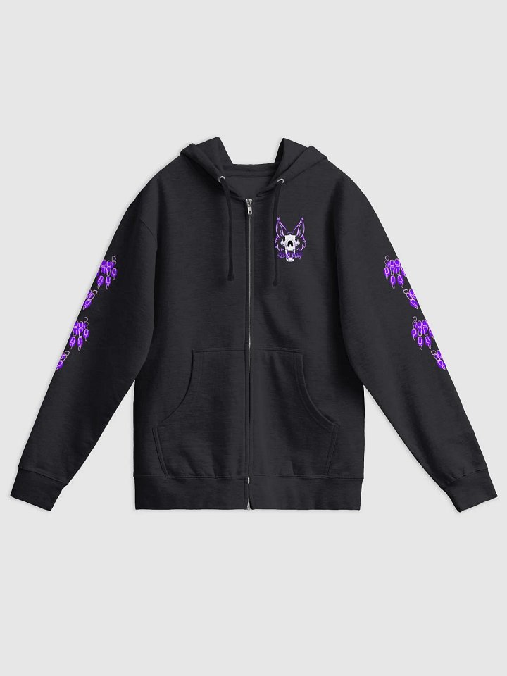 Skull Dog Zip Hoodie product image (1)