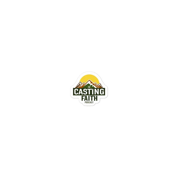 The Casting Faith Podcast Die cut sticker product image (1)